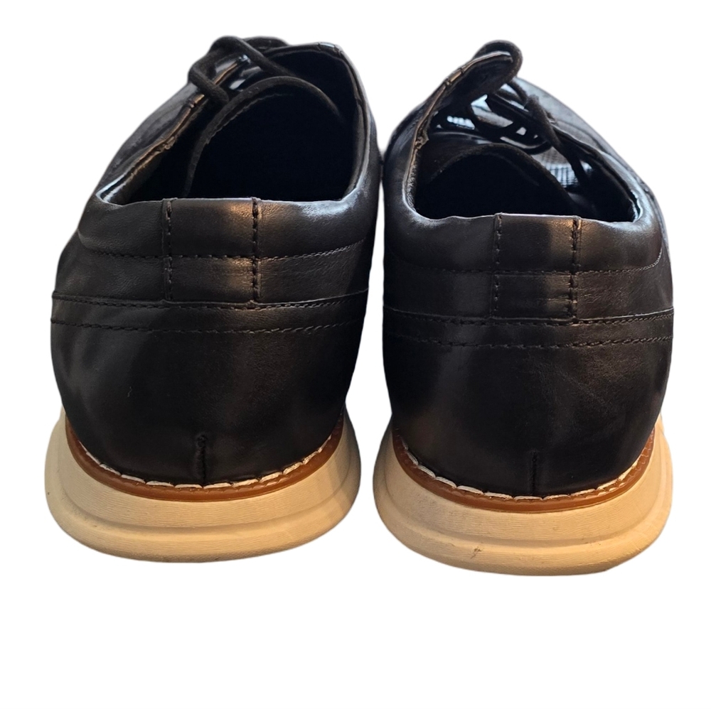 Bruno Marc | Men’s Black Wingtip Oxford Dress Shoes | Size 11 - Picture 5 of 6